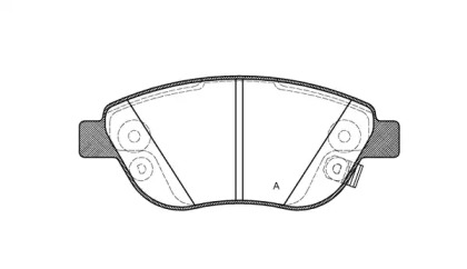 Комплект тормозных колодок OPEN PARTS BPA0859.32