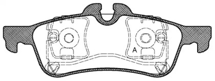 Комплект тормозных колодок OPEN PARTS BPA0862.00