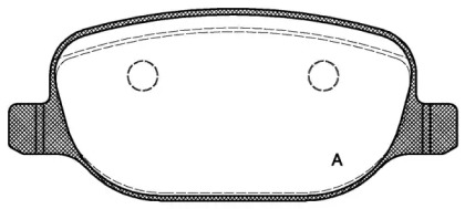 Комплект тормозных колодок OPEN PARTS BPA0878.00