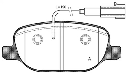 Комплект тормозных колодок OPEN PARTS BPA0878.02