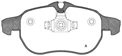 Комплект тормозных колодок OPEN PARTS BPA0888.00