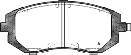 Комплект тормозных колодок OPEN PARTS BPA0951.11