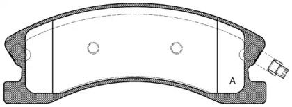 Комплект тормозных колодок OPEN PARTS BPA0973.02