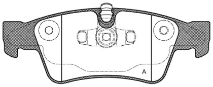 Комплект тормозных колодок OPEN PARTS BPA0991.10