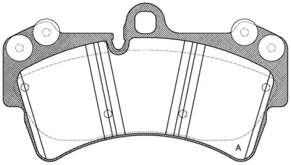 Комплект тормозных колодок OPEN PARTS BPA0995.00