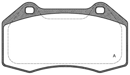 Комплект тормозных колодок OPEN PARTS BPA1113.00