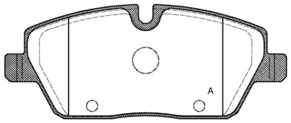 Комплект тормозных колодок OPEN PARTS BPA1131.00