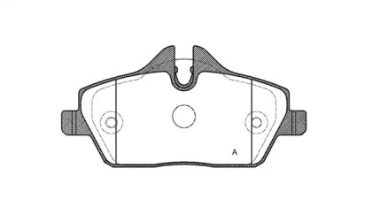 Комплект тормозных колодок OPEN PARTS BPA1131.30