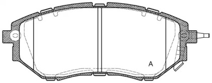 Комплект тормозных колодок OPEN PARTS BPA1137.02