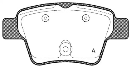 Комплект тормозных колодок OPEN PARTS BPA1138.00