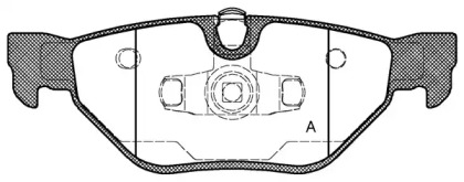 Комплект тормозных колодок OPEN PARTS BPA1145.00