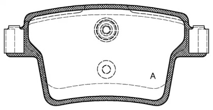 Комплект тормозных колодок OPEN PARTS BPA1149.10