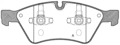 Комплект тормозных колодок OPEN PARTS BPA1179.00