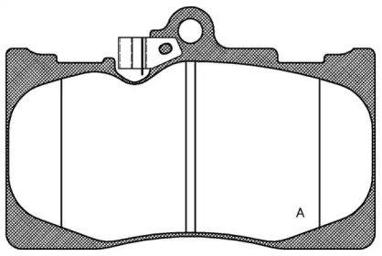 Комплект тормозных колодок OPEN PARTS BPA1180.02