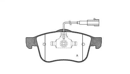 Комплект тормозных колодок OPEN PARTS BPA1183.02