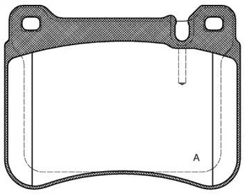 Комплект тормозных колодок OPEN PARTS BPA1193.00