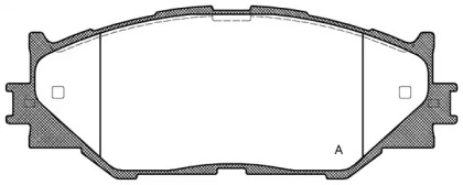 Комплект тормозных колодок OPEN PARTS BPA1201.00