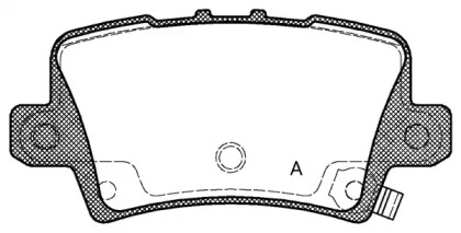 Комплект тормозных колодок OPEN PARTS BPA1206.02