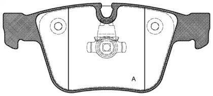 Комплект тормозных колодок OPEN PARTS BPA1216.00