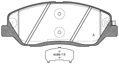 Комплект тормозных колодок OPEN PARTS BPA1226.02