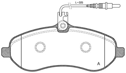 Комплект тормозных колодок OPEN PARTS BPA1292.01