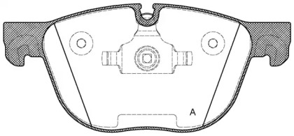 Комплект тормозных колодок OPEN PARTS BPA1297.00