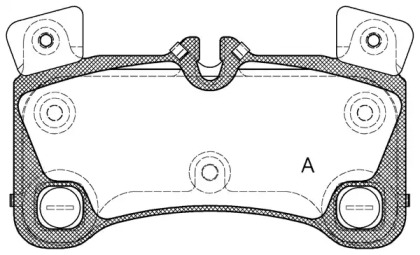 Комплект тормозных колодок OPEN PARTS BPA1346.00