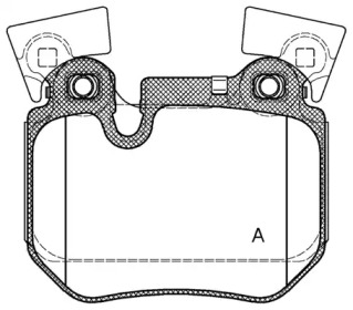 Комплект тормозных колодок OPEN PARTS BPA1373.00