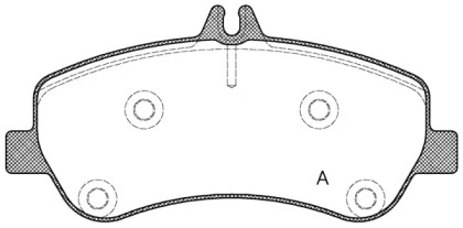 Комплект тормозных колодок OPEN PARTS BPA1377.00