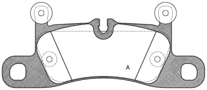 Комплект тормозных колодок OPEN PARTS BPA1379.10