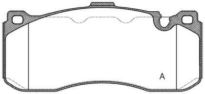 Комплект тормозных колодок OPEN PARTS BPA1380.00