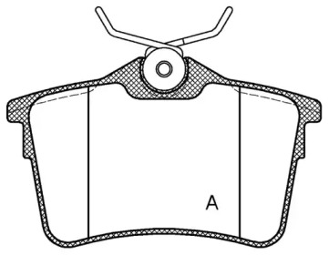 Комплект тормозных колодок OPEN PARTS BPA1382.00