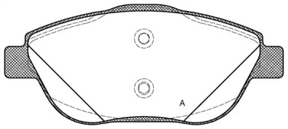 Комплект тормозных колодок OPEN PARTS BPA1392.10