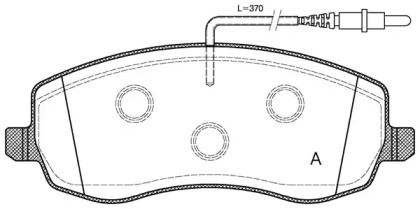 Комплект тормозных колодок OPEN PARTS BPA1393.02