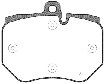 Комплект тормозных колодок OPEN PARTS BPA1400.00