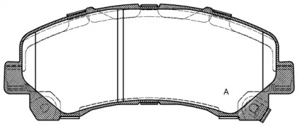 Комплект тормозных колодок OPEN PARTS BPA1407.00