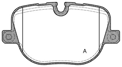 Комплект тормозных колодок OPEN PARTS BPA1408.00