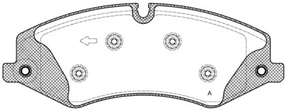 Комплект тормозных колодок OPEN PARTS BPA1409.10