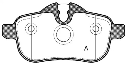 Комплект тормозных колодок OPEN PARTS BPA1417.00