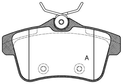 Комплект тормозных колодок OPEN PARTS BPA1418.00