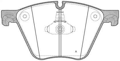 Комплект тормозных колодок OPEN PARTS BPA1419.00