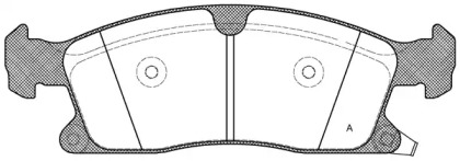 Комплект тормозных колодок OPEN PARTS BPA1430.02