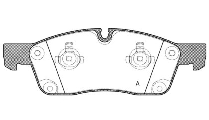 Комплект тормозных колодок OPEN PARTS BPA1430.10