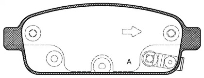 Комплект тормозных колодок OPEN PARTS BPA1432.02