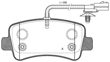 Комплект тормозных колодок OPEN PARTS BPA1439.01