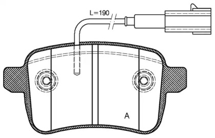 Комплект тормозных колодок OPEN PARTS BPA1450.02