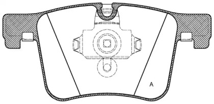 Комплект тормозных колодок OPEN PARTS BPA1457.00