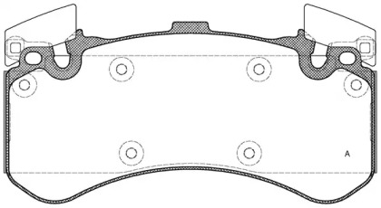 Комплект тормозных колодок OPEN PARTS BPA1463.00