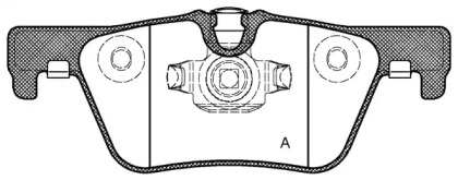 Комплект тормозных колодок OPEN PARTS BPA1476.00