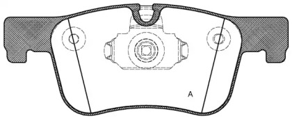 Комплект тормозных колодок OPEN PARTS BPA1478.00